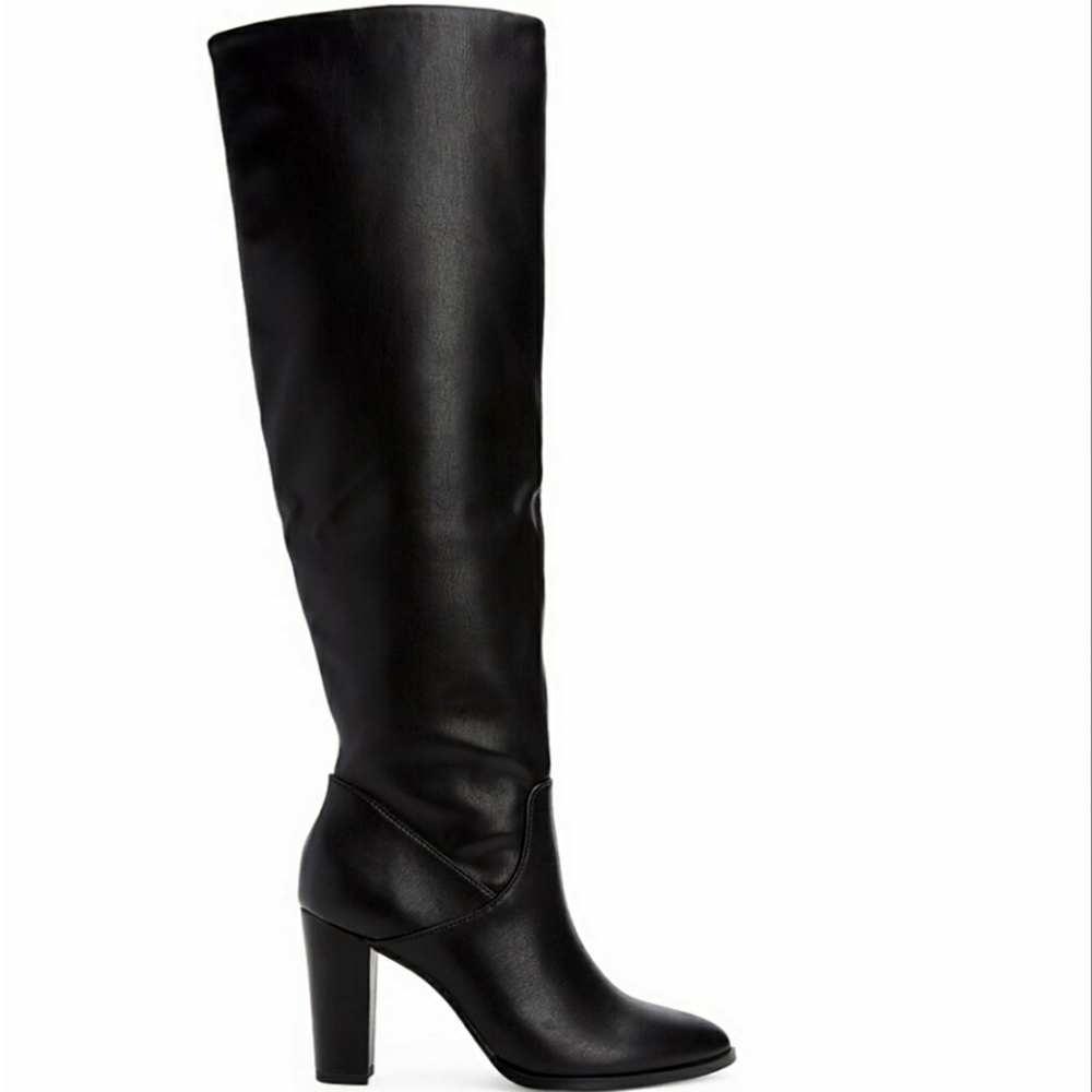 NWT: Express Soft Vegan Leather Knee Boots - Size 9